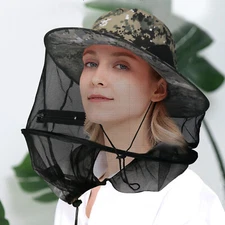 Anti-mosquito Bugs Bee Hood Bee Picking Hat Mesh Hat Breathable Mesh Hat Mesh He