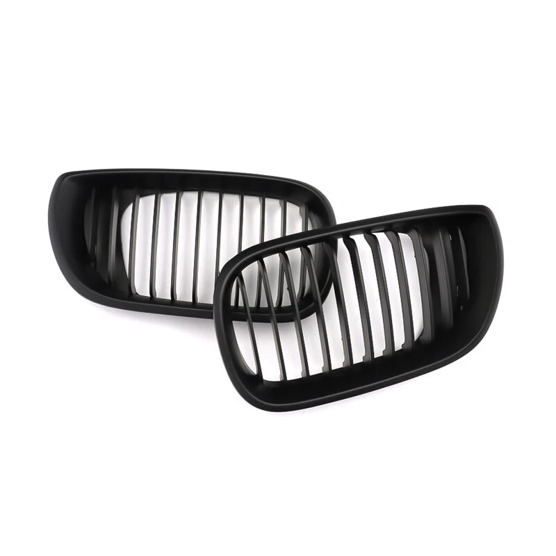 Parrilla delantera para BMW Serie 3 E46 Sedán 325i 328i 02-05 negro mate Foto 4 de 4