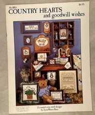 Country Hearts and Goodwill  by Lynn Waters Busa -Graph-It-Arts #6 - 13 Patterns