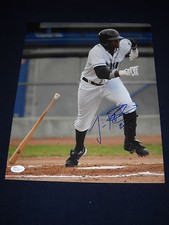 Tim Beckham Autographed 11x14 Photo Tampa Bay Rays/ JSA