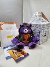 Build a Bear 14" Kooky Spooky Purple Plush Halloween Cat w/Certificate BAB 2009