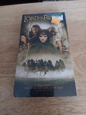 The Lord of the Rings Fellowship of the Ring 2002 VHS Sealed - Never Circulated
