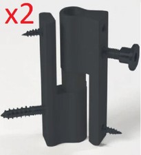 Cubicle Toilet Door Hinge grey (1 pair per set )