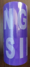 Tyvek.  No hunting.  No Trespassing Purple Barricade tape.  6" x 100' Roll  NEW