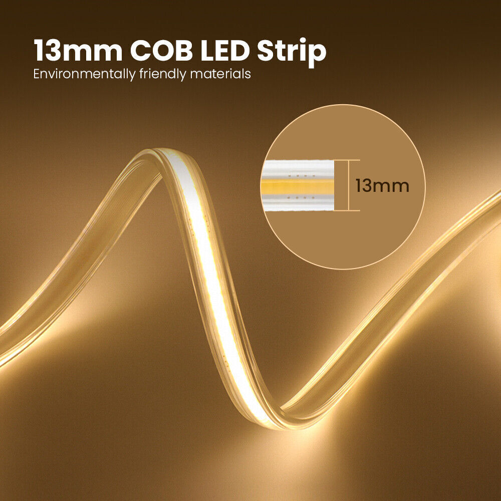 COB LED Strip 220V 288LEDs/M High Density Flexible Kitchen Room Tape