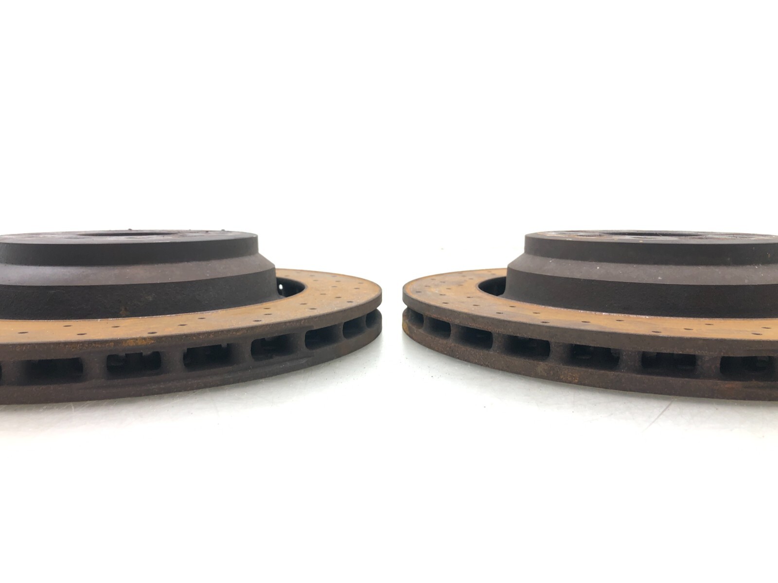 2014-2020 MASERATI GHIBLI REAR AWD BRAKE ROTORS SET X2 OEM.