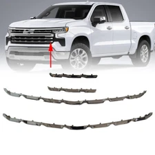 For Chevy Silverado 1500 LT/RST 2022-2024 2025 Chrome Grille Grill Overlay Trim