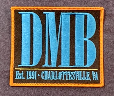 Dave Matthews Band DMB Embroidered Patch CHARLOTTESVILLE 3x3.75 Inch VERY COOL!!