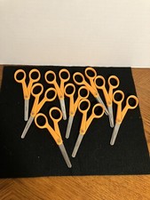 Lot of 9 Fiskars 5" Scissors - Blunt Tip