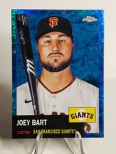 2022 TOPPS CHROME PLATINUM BLUE REFRACTOR JOEY BART /199 SAN FRANCISCO GIANTS 
