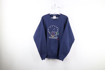 Vtg 90s Womens Large Grandma You May Have the Youth But I Have Money Sweatshirt