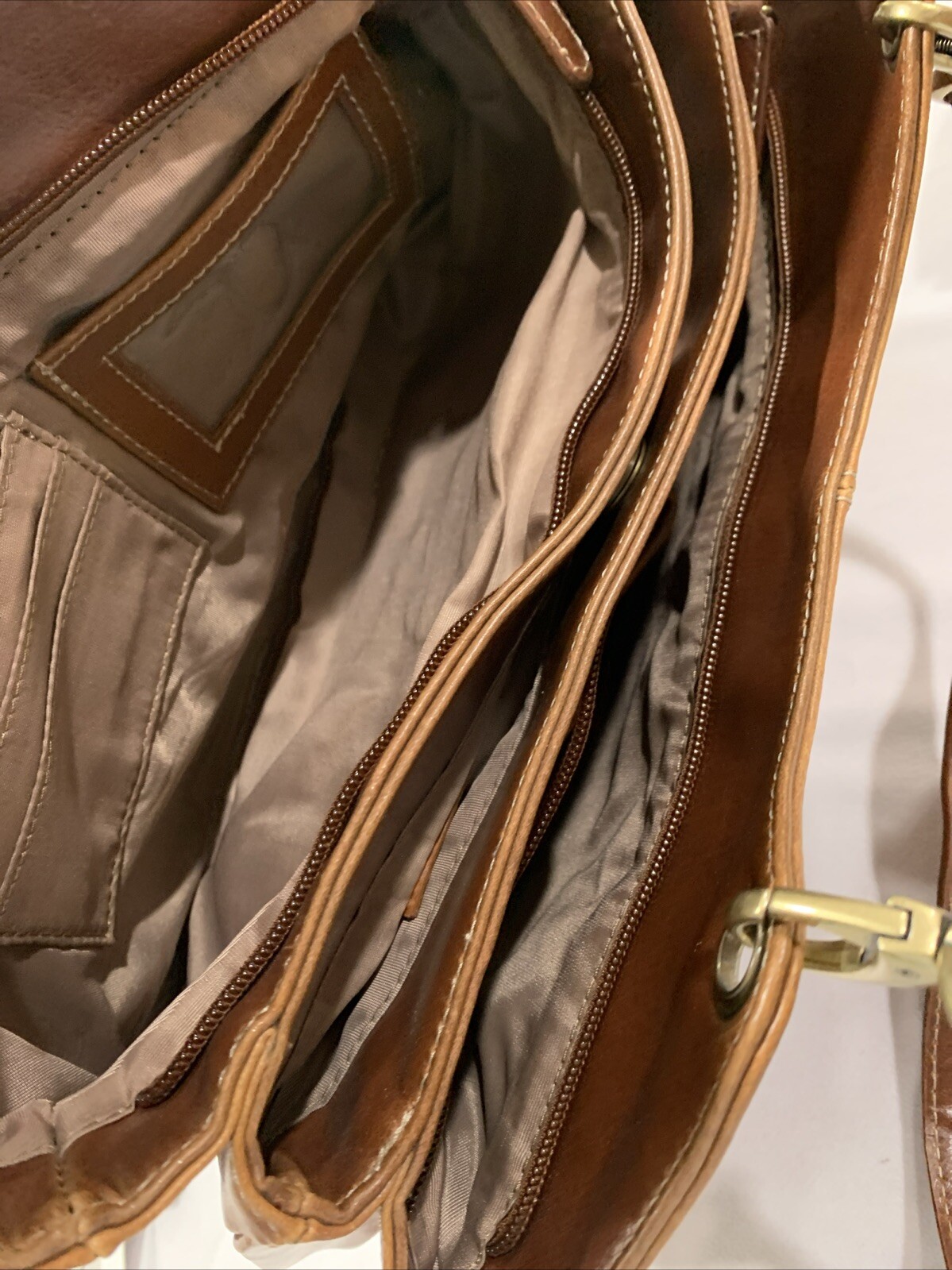 Nine West Womens Solid Colored Leather Handbag - image 10