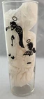 Vintage Federal Glass Tumbler No Dogs Allowed Heaven Angels (D9)