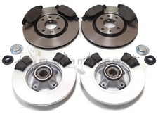CITROEN BERLINGO VAN 1.6  HDi 08-17 FRONT & REAR BRAKE DISCS & PADS 283MM CHECK