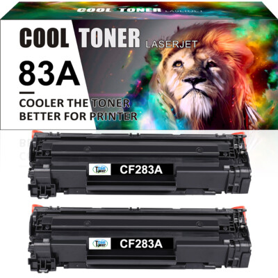 2 Toner PlatinumSerie für HP CF283A M125 M125N CF 283 A CF 283A CF283 A 83A 83 A