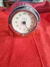 Used Red Kodak Timer, made in New York. Parts Or Repair Item