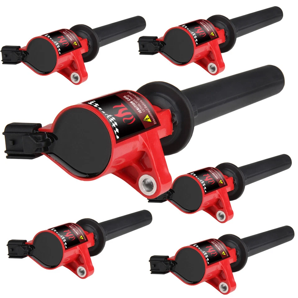 Bobinas de encendido 6 piezas DG500 FD502 para Mazda Tribute 2001-2006, 2008-2011 3,0 L Foto 2 de 4