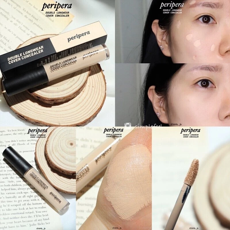 PERIPERA Double Longwear Cover Concealer, Shade Porcelain US Seller - Image 2 of 2