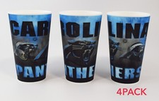 Carolina Panthers Plastic Cup 22oz - PACK OF 4