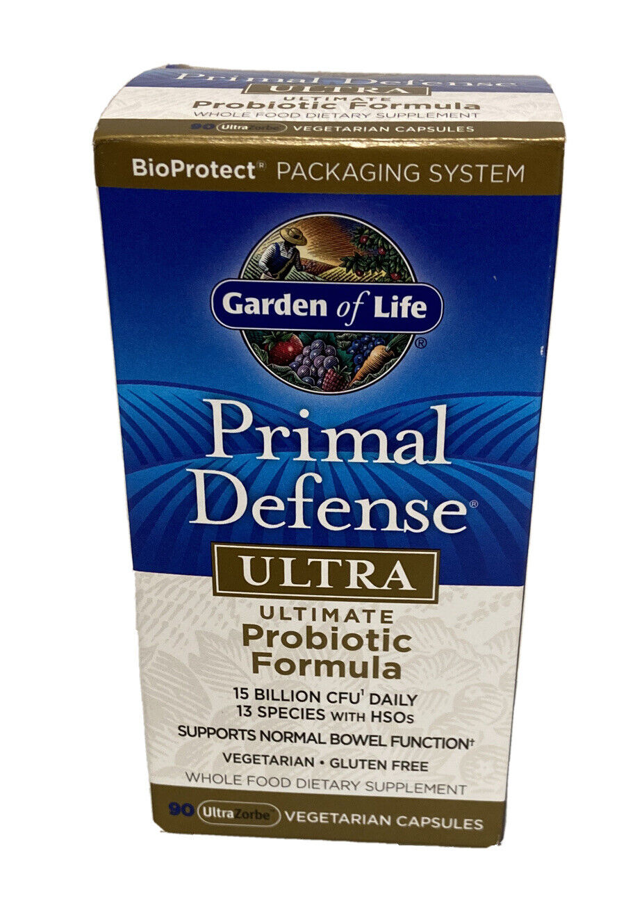 Garden of Life Primal Defense Ultra Probiotic Formula Vegetarian 90 Caps 06/2022