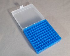 New VWR Microtube Freezer Storage Box 100x1.5ml Blue # 40000-322