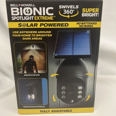 Bell+Howell Bionic Spotlight Extreme 360  Motion Sensor Solar Spotlight 8713