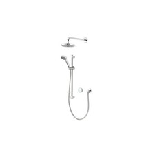 Aqualisa Quartz Blue Concealed Shower Wall Mounted Fixed And Adjustable Head