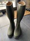 BOTTES Le Chameau SAINT HUBERT Femme DOUBLÉES CUIR 39 Mollet 42 Très Bon État
