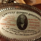 Antique Glass Advertising  Paperweight .The Lawyers Cooperative Publishing Co. — photo 3