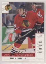 2002-03 ITG Be A Player Memorabilia Ruby 99/200 Shawn Thornton #291 2d8
