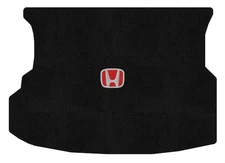 Lloyd Ultimat Deck Carpet Mat for '10-14 Honda Insight w/Red on Black Honda H