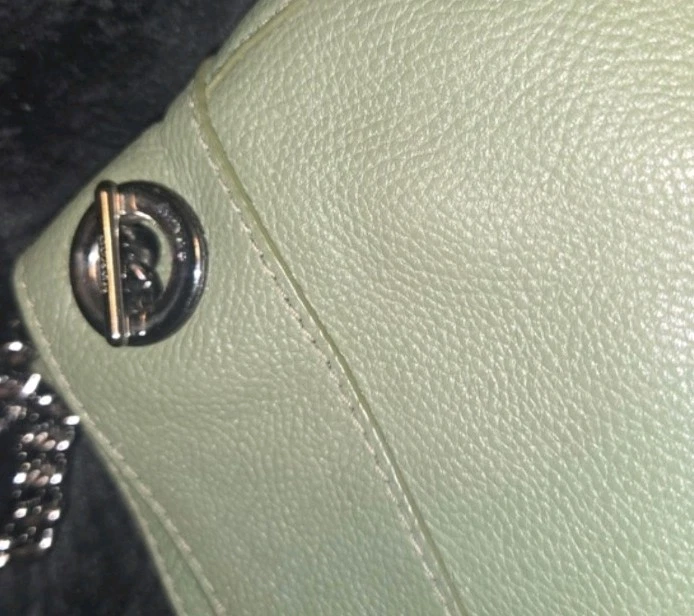 Coach Edie 31 Shoulder Bag Hobo Purse Olive Green Turn Lock Zip Around Divider - Image 2 of 4