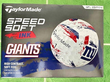New Taylormade Speedsoft Ink 1 dozen golf balls New York Giants NFL