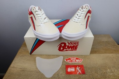 VANS Old Skool x David Bowie Aladdin Sane White 2019 - Size 5.5 Men & 7.0 Women