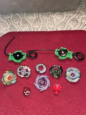 Beyblade Tomy Takara Hasbro Lot Beyblade Burst Metal Fusion Launchers Rip Cords