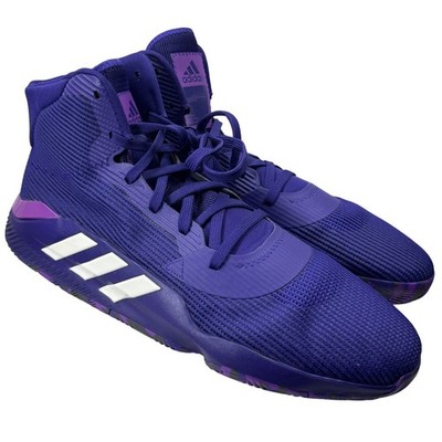Adidas Pro Bounce 2019 Collegiate Purple EF0669 Men's Size 20 RARE Excellent