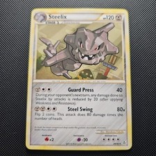 Steelix 24/95 Pokemon Unleashed HS Regular Rare Card LP