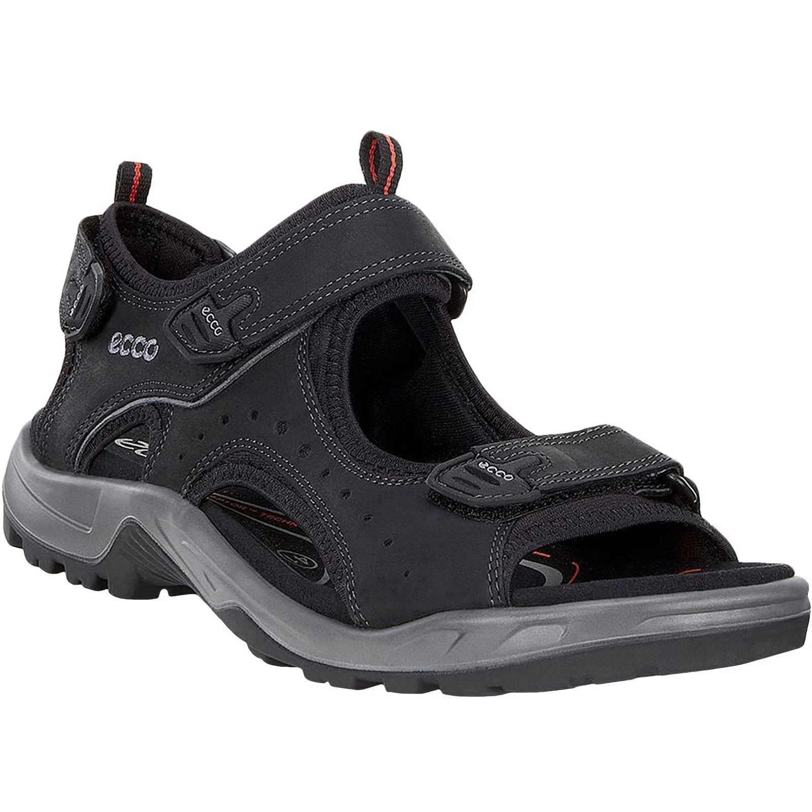 Ecco Scarpe Sandali Uomo Offroad Andes II Outdoor Escursionismo Passeggio Trail Nero