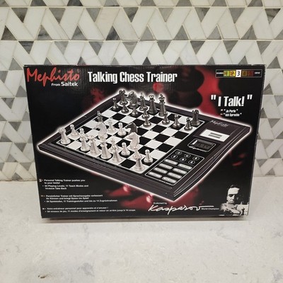 Mephisto From Saitek Talking Chess Trainer Level 3 Chess Set  I Talk 