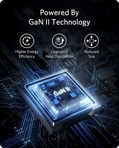 Anker Nano Caricatore USB C,65W GaN II PPS Caricatore Pieghevole Compatto Veloce Nero - Foto 6 di 7