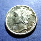 1937-D Mercury Dime   Borderline Uncirculated