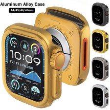 Metal Protector Case For Apple Watch Ultra 49mm 11 10 42/46mm Bumper Frame Cover