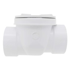 IPEX 223284W Backwater Valve 4" PVC DWV Hub Prevents Backflow