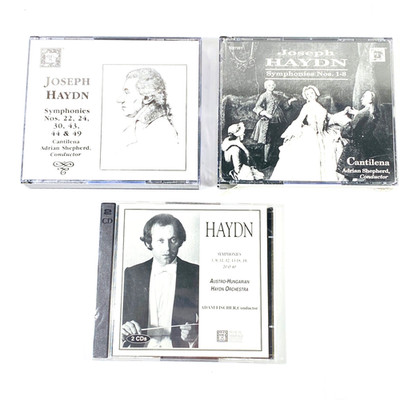 HAYDN: SYMPHONIES -  ADAM FISCHER / ADRIAN SHEPHERD -  3 SETS - 6 CD's SEALED