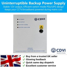 UPS 12V 2A Battery Uninterruptible Backup Power Supply CCTV, Comms, Alarms, RPi