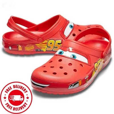 *Brandneu* Crocs Lightning McQueen Autos ALLE KINDER ERWACHSENENGRÖSSEN Trend 2025 UK