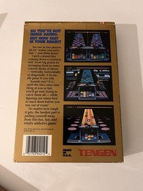 KLAX NINTENDO NES Tested WORKING Original Box Video Game  Case