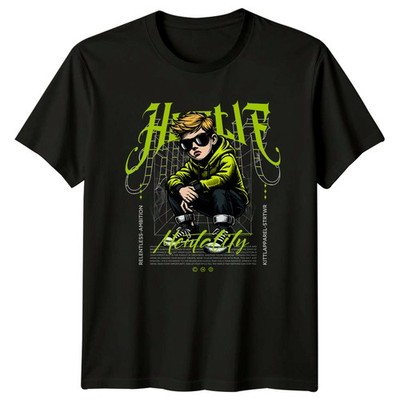 Hustle Mentality Relentless Ambition City T-Shirt Streetwear Lifestyle Geschenk