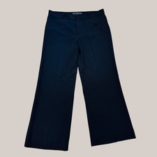 Ralph Lauren Black Label WoolBlend Semi Wide Leg Dress Pants sz 10
