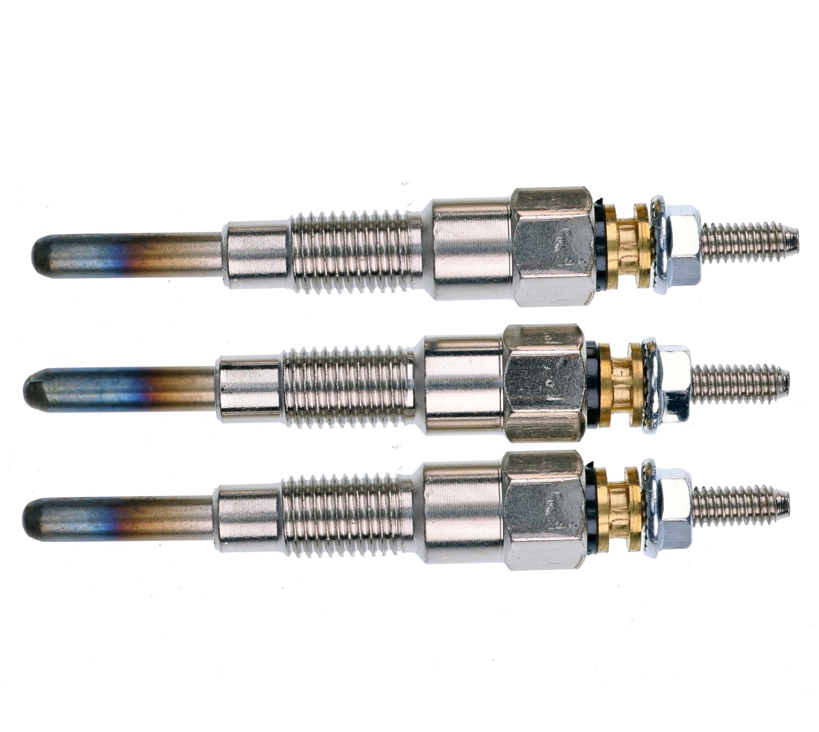3 PCS Glow Plug 1685165510 1685165512 Fits Kubota D722 D902 D905 D1005